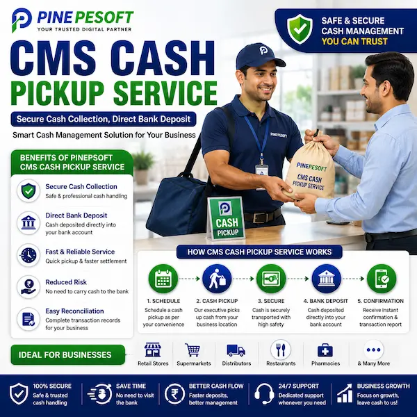 CMS Cash Pickup Service – Secure Cash Collection Solution